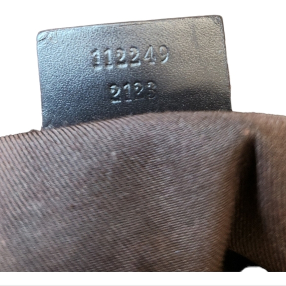 GUCC INylon Monogram Extra Large Satchel Dark Brown - Picture 7 of 16